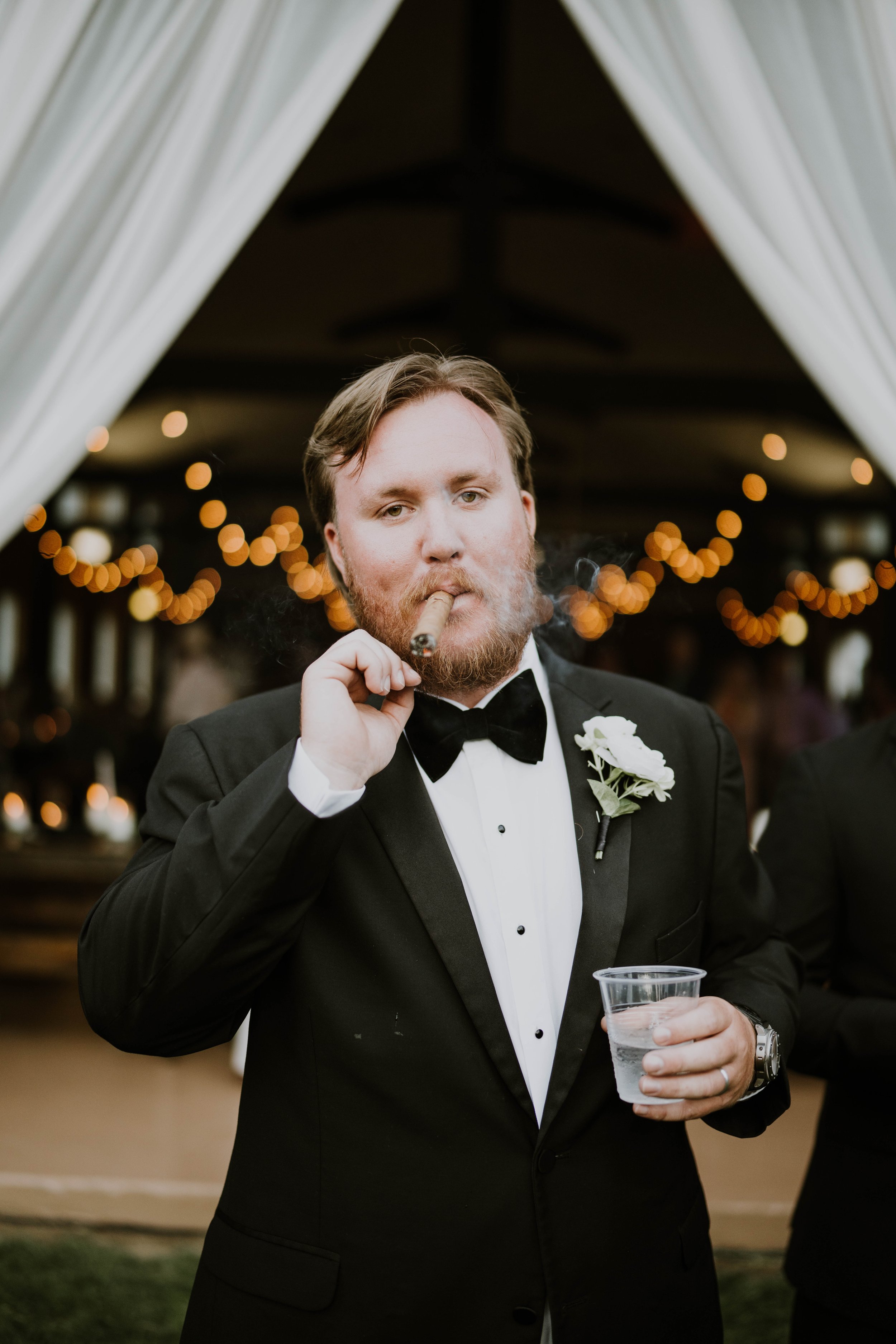 Wedding guests and celebration